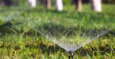 irrigation hardscaping work